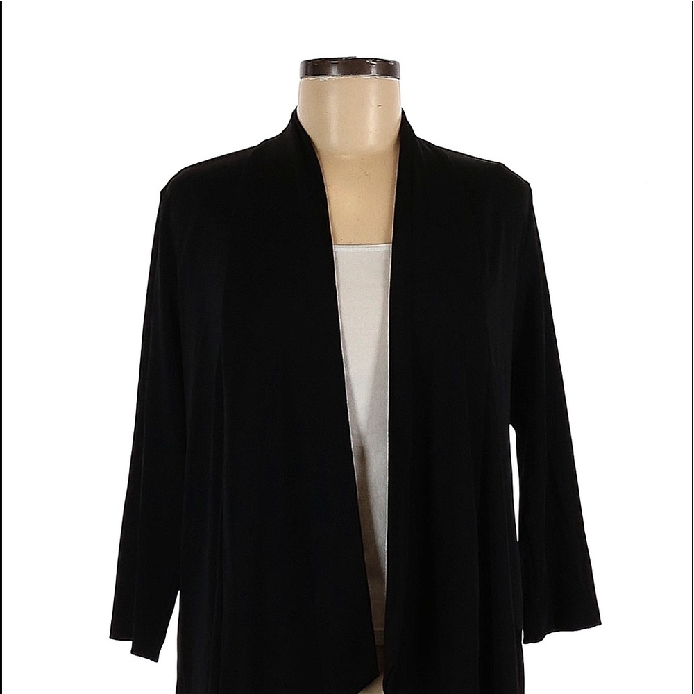 NWT Chico’s Black Wrap Swing sweater size Small (see size pic)